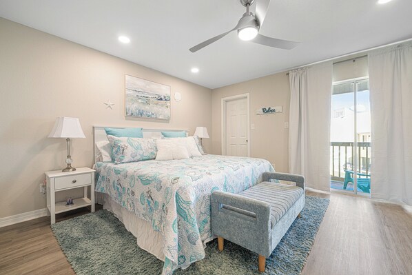 2 bedrooms, desk, iron/ironing board, travel cot