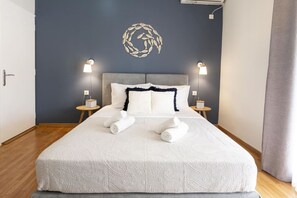 1 sovrum, skrivbord, strykjärn/strykbräda och gratis wi-fi