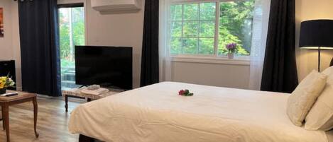 1 soverom, strykejern/-brett, wi-fi (inkludert) og sengetøy