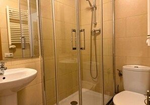 Shower, hair dryer