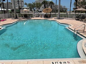 Outdoor pool, a heated pool - Luxury Penthouse Bella Lago 441 (Fort Myers Beach)