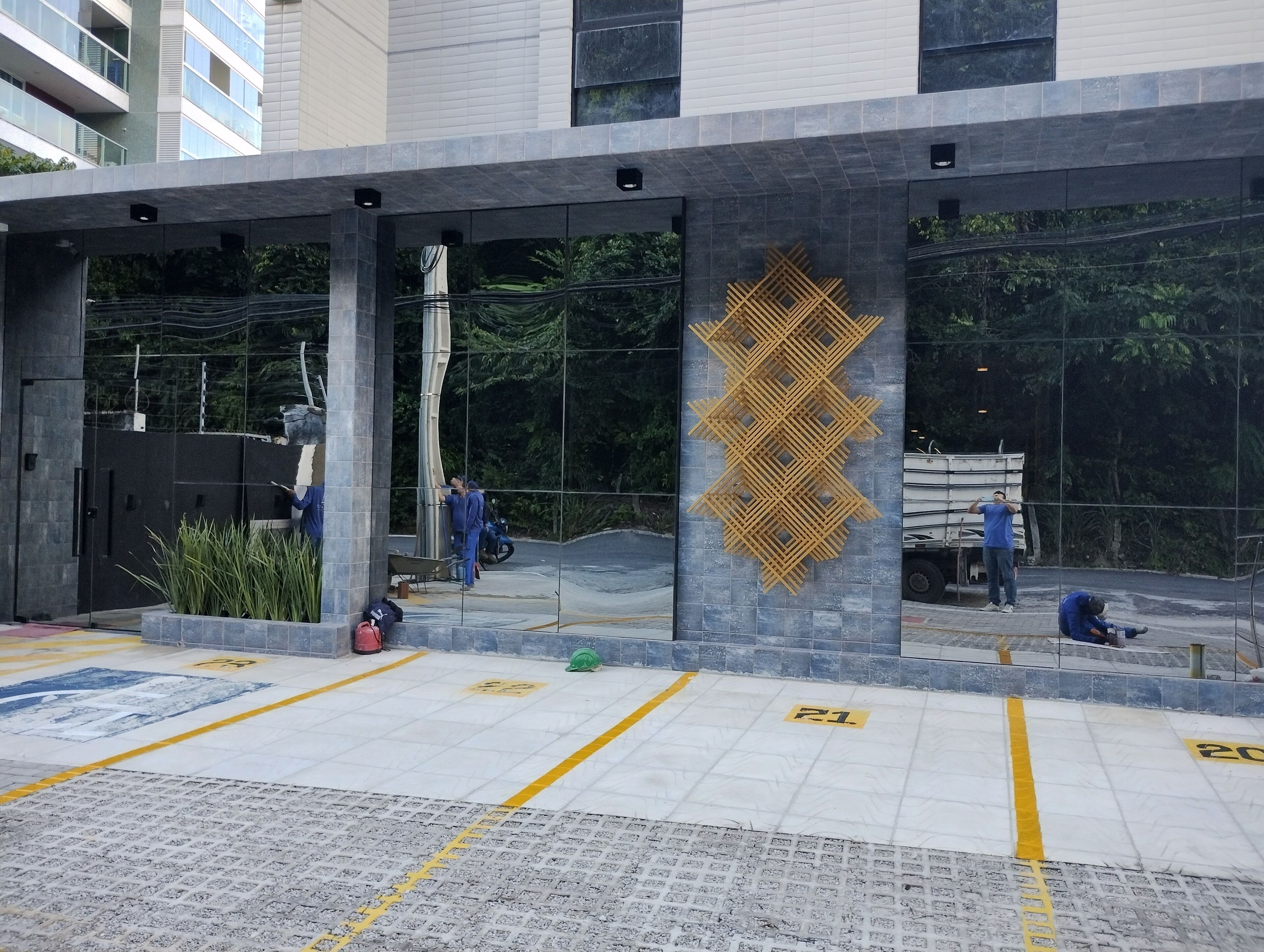 Fassade der Unterkunft