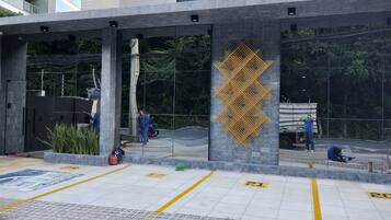 Fassade der Unterkunft