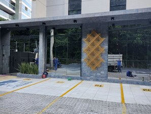 Façade de l’hébergement