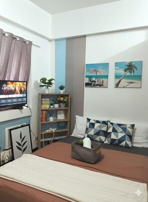 Wifi gratis y ropa de cama