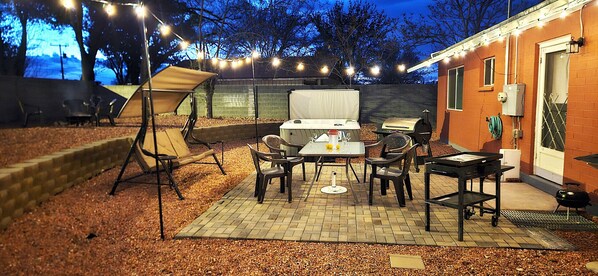 Opções para refeição ao ar livre