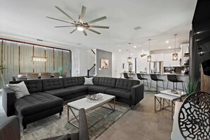 TV, video games, DVD player, books - Luxe Villa with Pool and Spa, Game room & Free Resort Access! Sleeps 22! (Davenport)