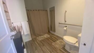 Towels, soap, toilet paper