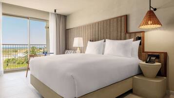 Phòng, 1 giường cỡ king, quang cảnh biển | Truy cập Internet không dây miễn phí, bộ trải giường