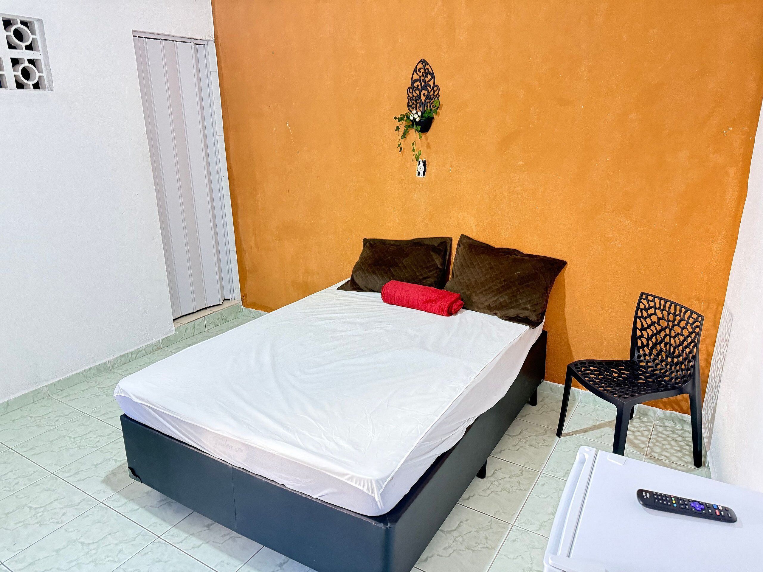 Suíte | 1 quarto, espaço de trabalho para notebook, cortinas blackout