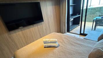 Apartment, Lanai, Sea View | In-room safe, laptop workspace, blackout drapes, free WiFi