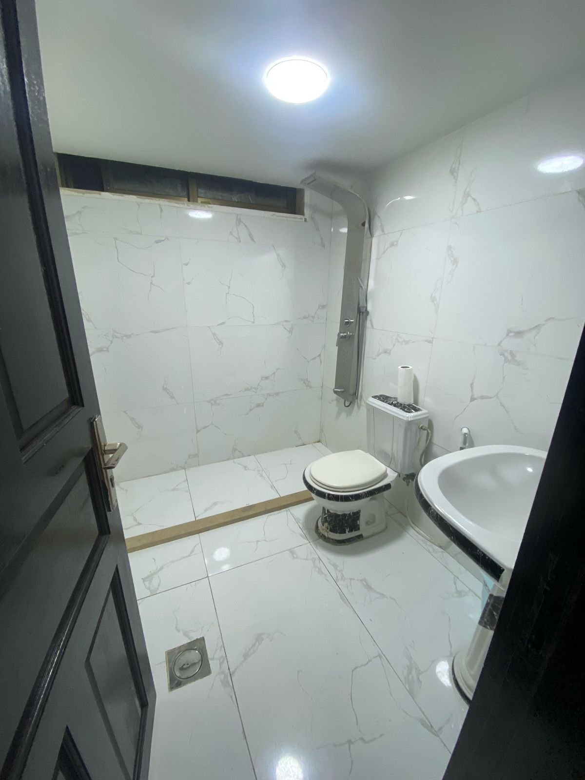 Towels, soap, toilet paper