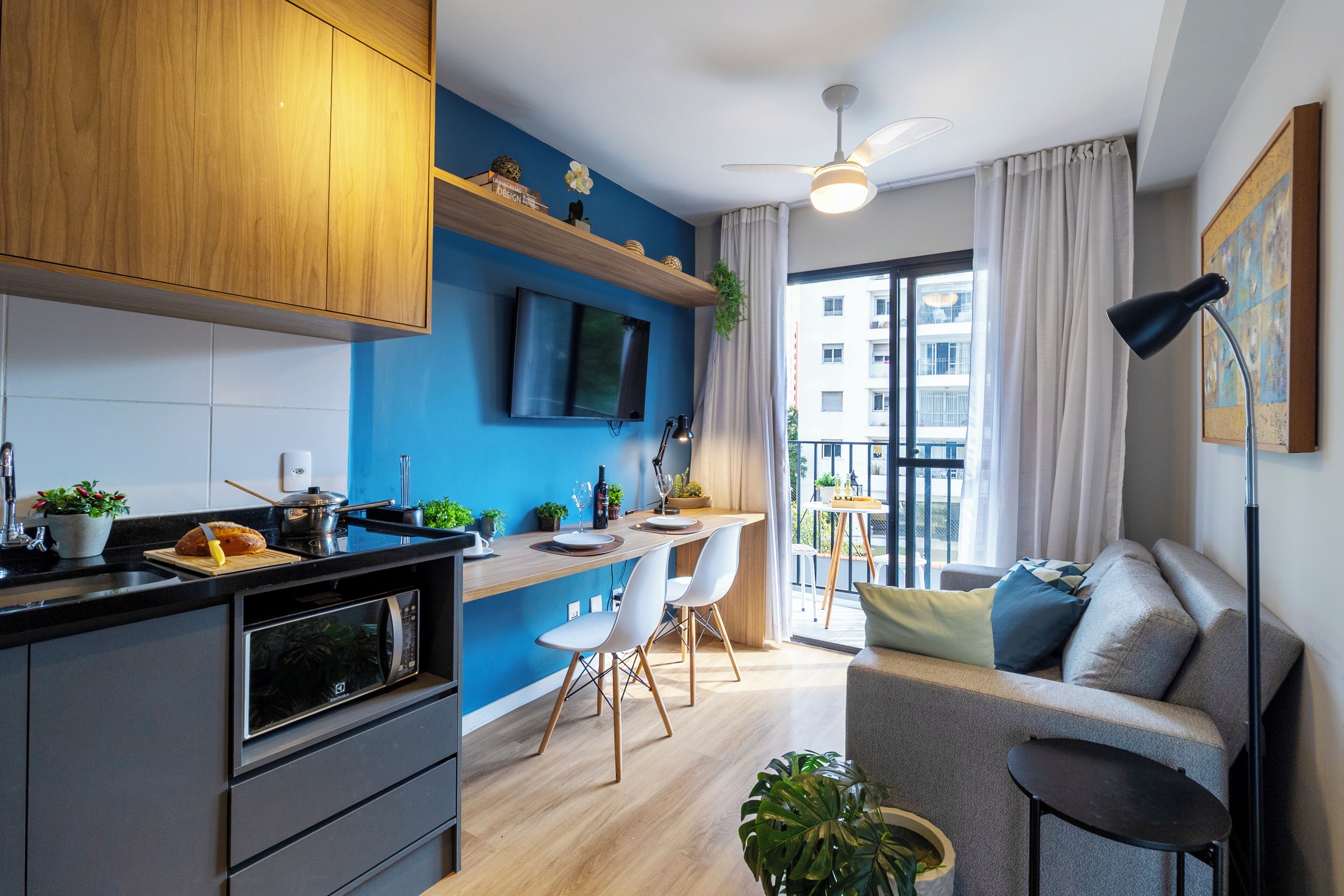 Apartamento | Área de estar | Smart TV 43 polegadas com canais digitais