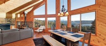 High-Top Lakeview Chateau | Relaxing Modern Fawnskin Retreat
