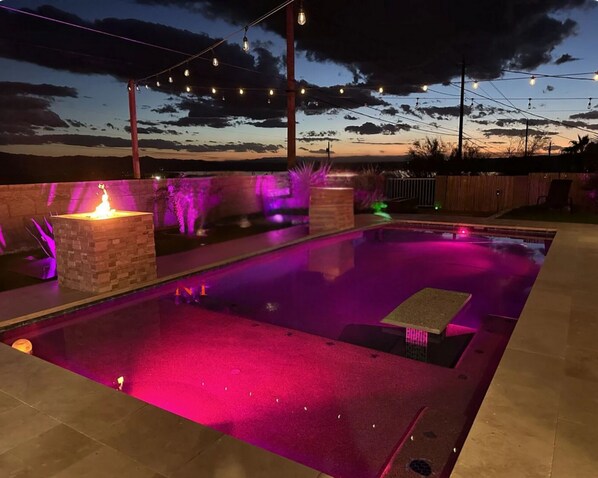 Pool - Desert Rose Oasis, Pool, Firepit, Lake Views! (Lake Havasu City)