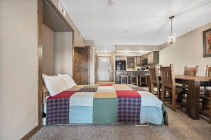 1 chambre, fer et planche Ă repasser, Wi-Fi gratuit, draps fournis