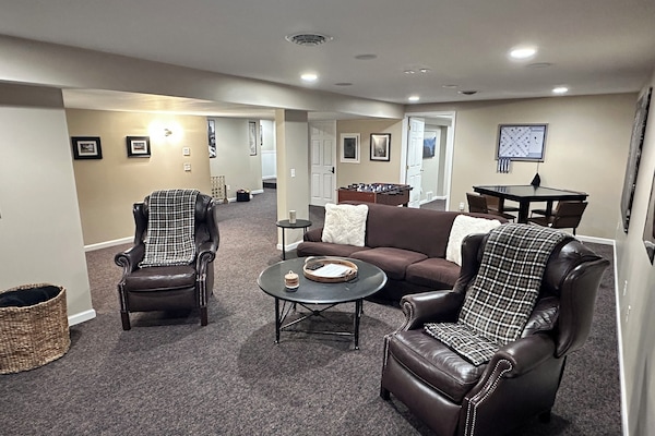 Movie theater and game room.