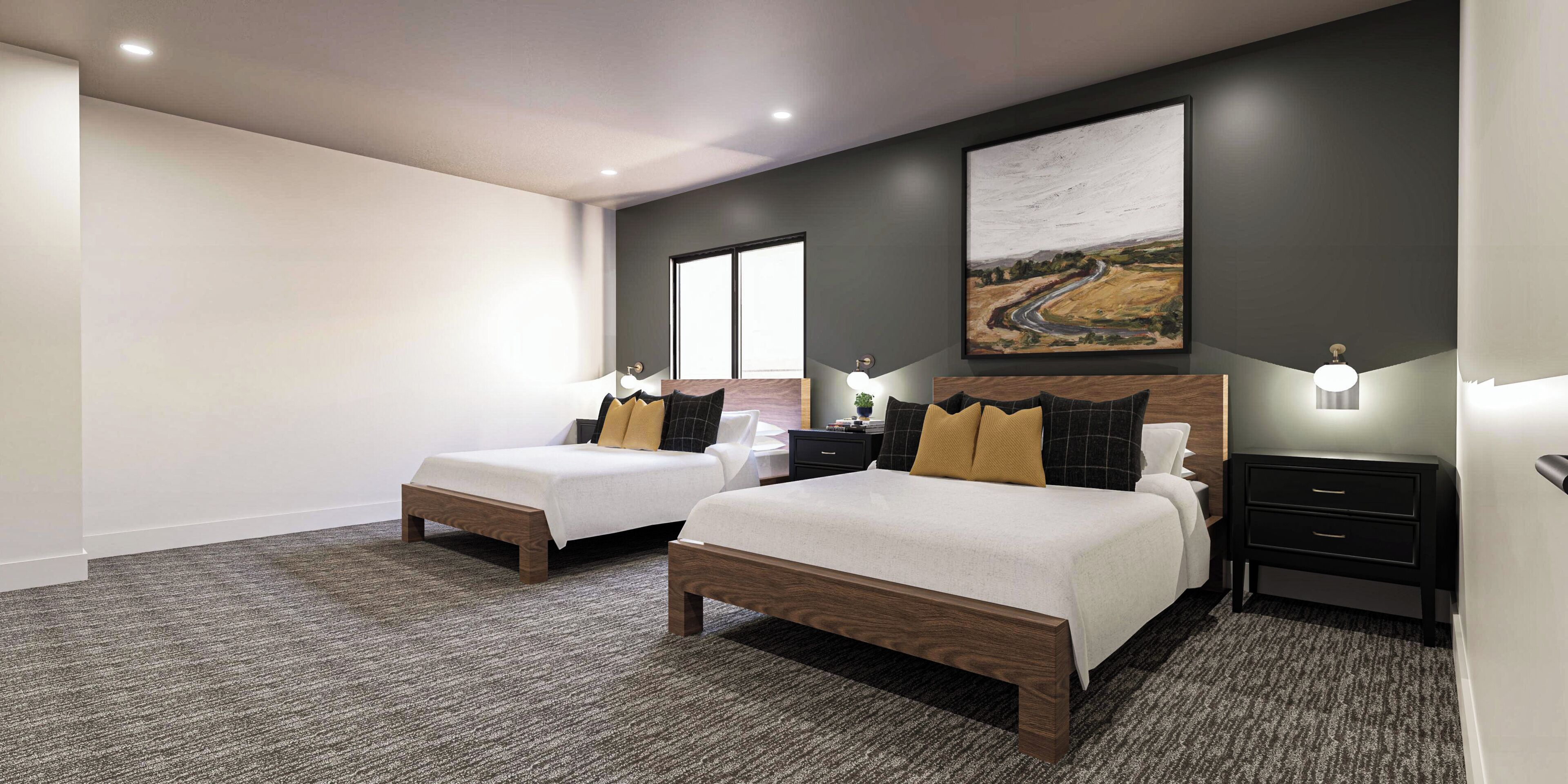 3 bedrooms, desk, WiFi (free), bed sheets