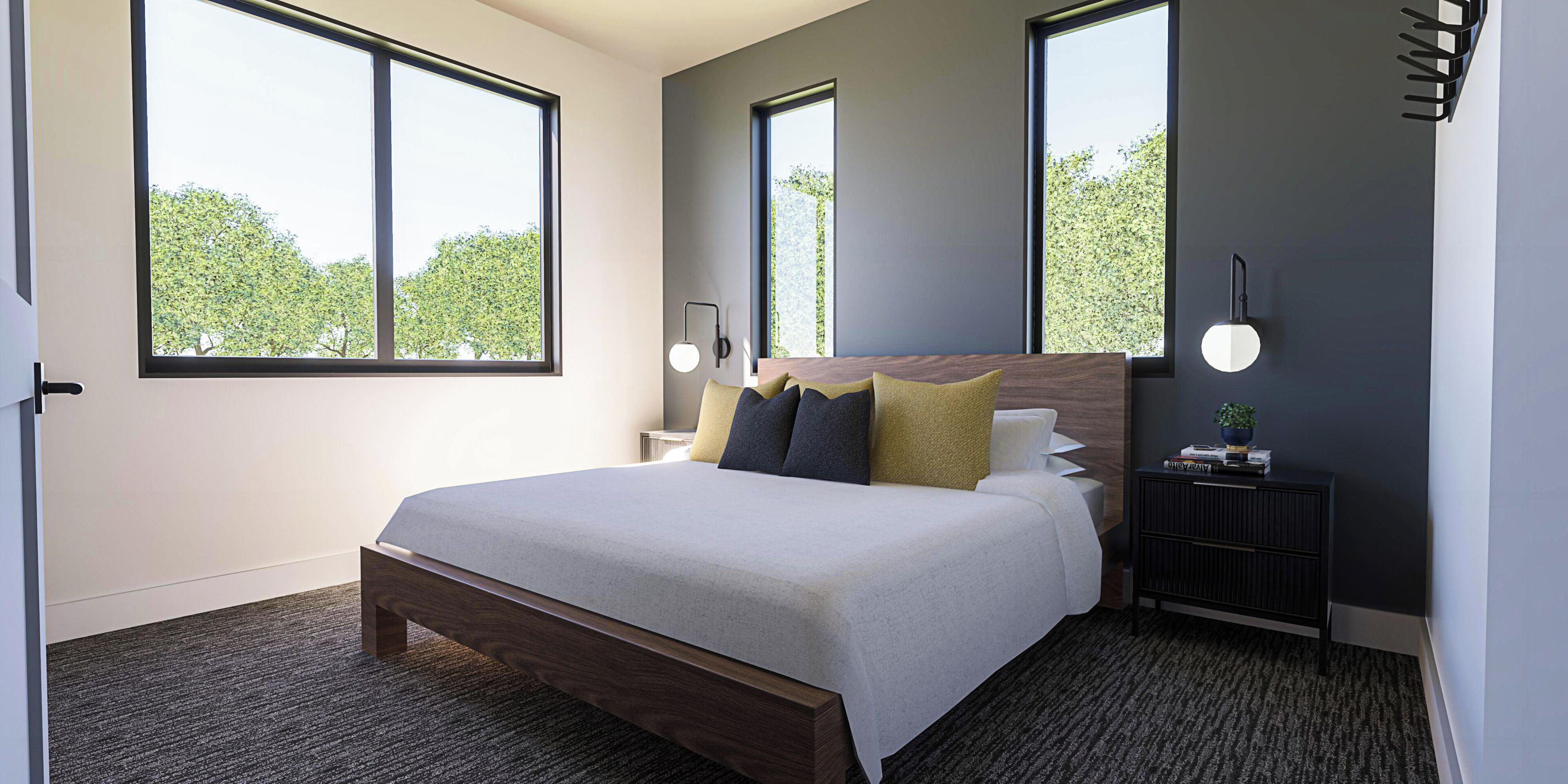 3 bedrooms, desk, WiFi (free), bed sheets