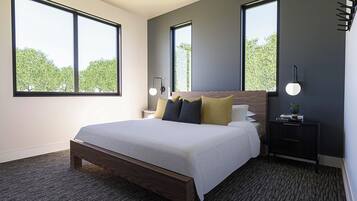 3 bedrooms, desk, WiFi (free), bed sheets