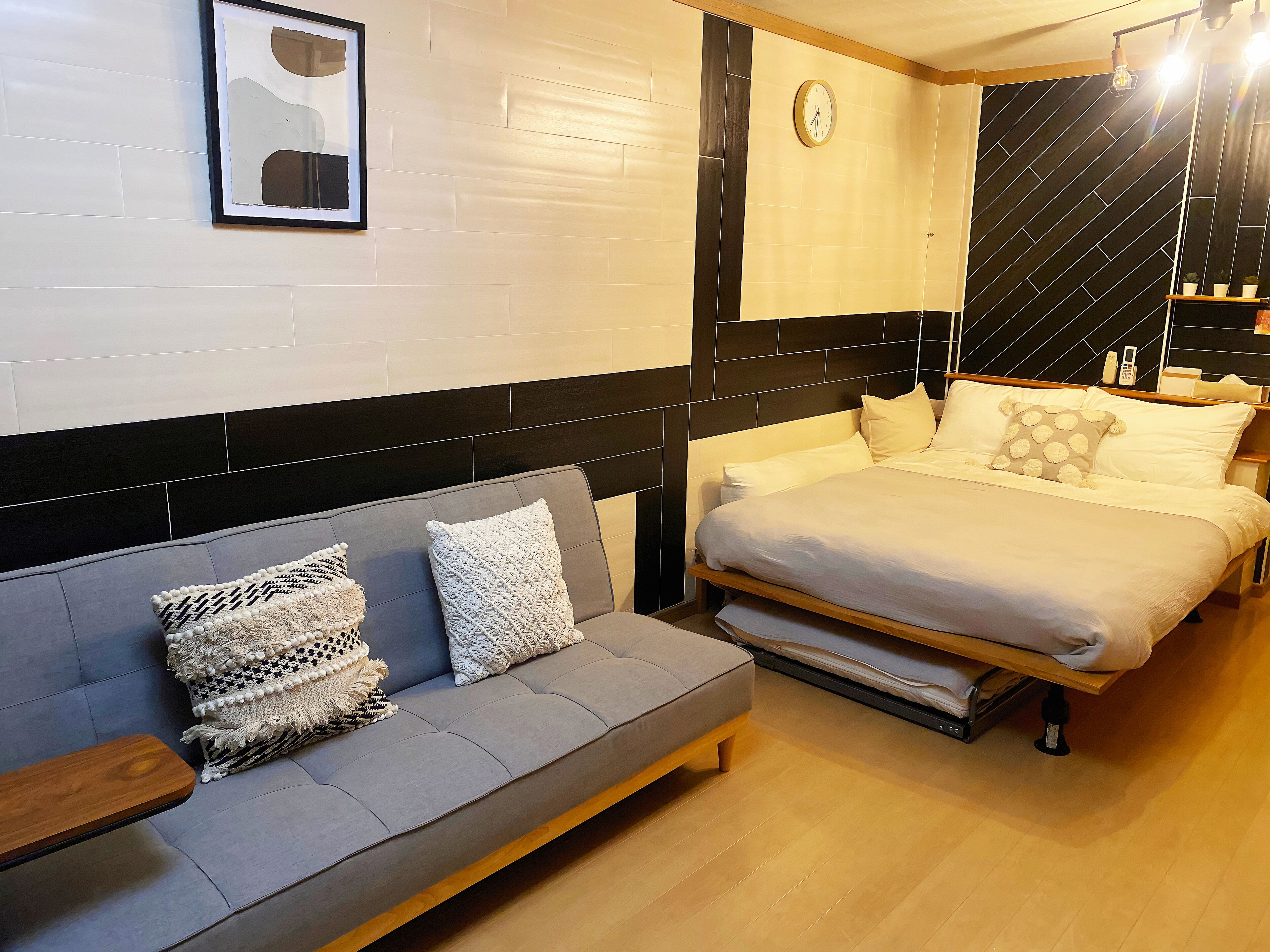 2 slaapkamers, een strijkplank/strijkijzer, wifi