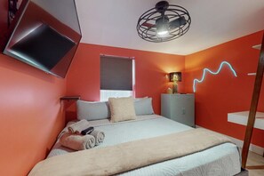 1 chambre, bureau, fer et planche à repasser, Wi-Fi gratuit