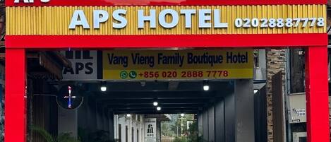 Entrada de la propiedad