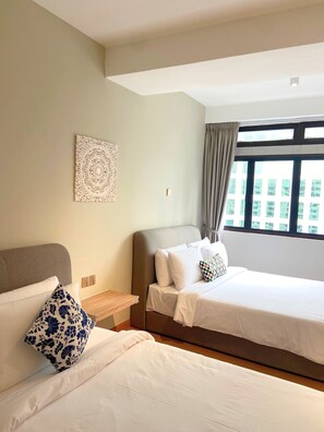 3 soveværelser, strygejern/strygebræt, gratis Wi-Fi, sengetøj