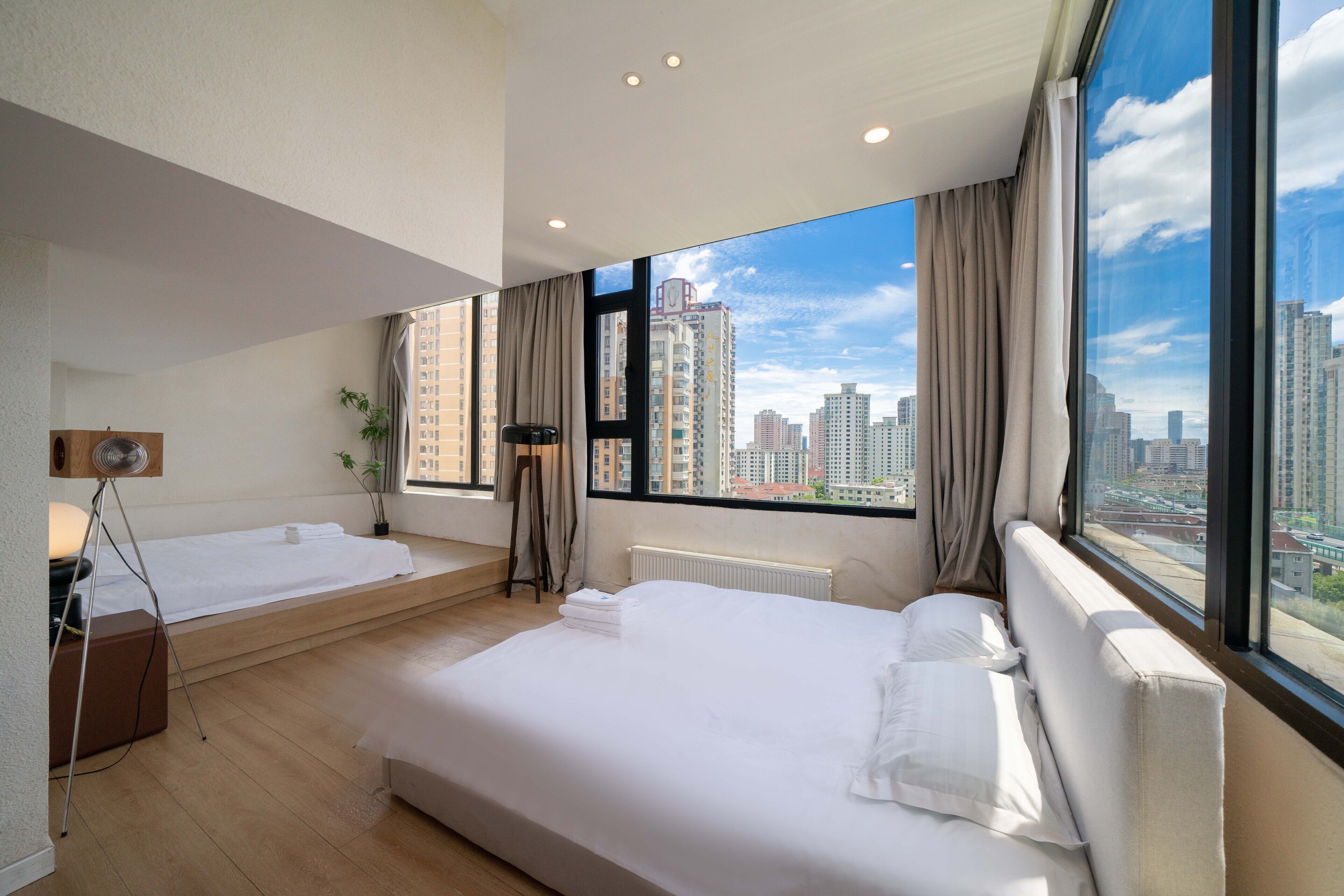 Superior Room, Multiple Beds, City View | Laptop workspace, free WiFi