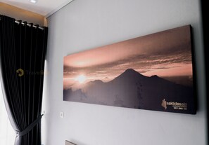 Chambre double, balcon, vue sur la montagne | Accès au Wi-Fi (inclus)