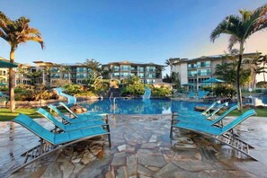 Una piscina riscaldata