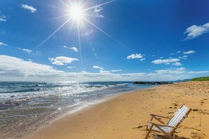 On the beach
