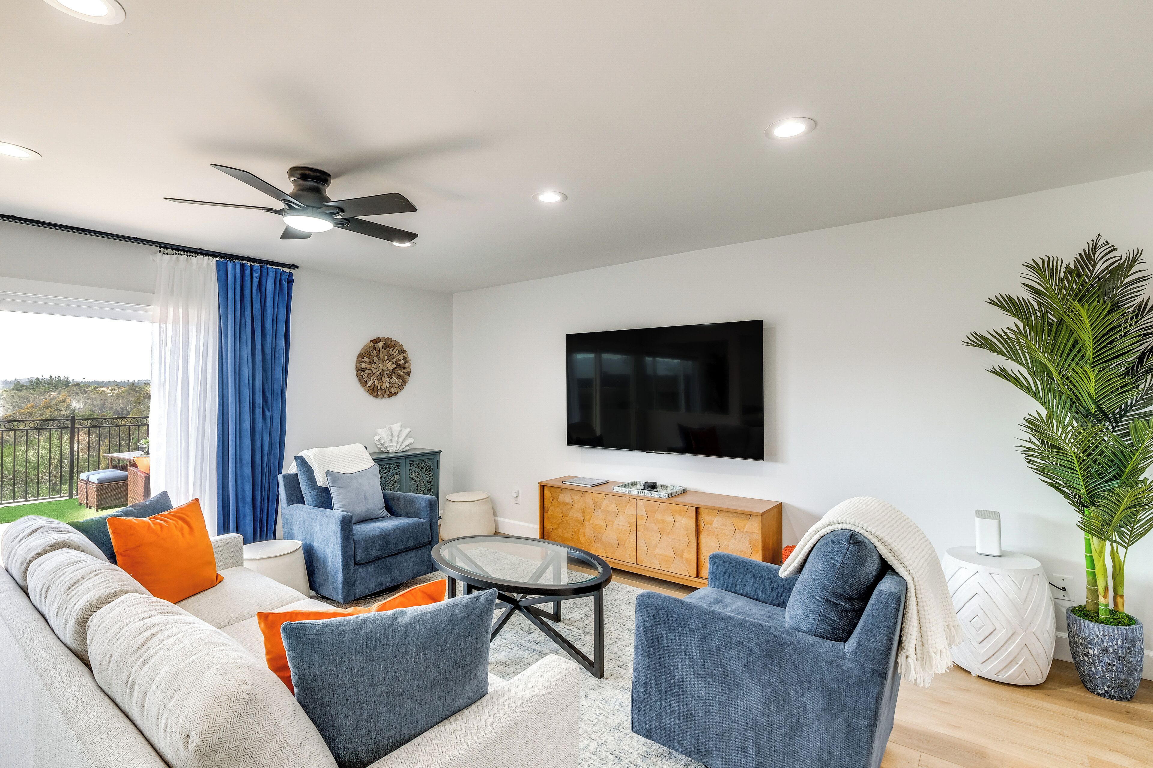 Balconies & Views: Modern Abode In Poway! - Poway, CA