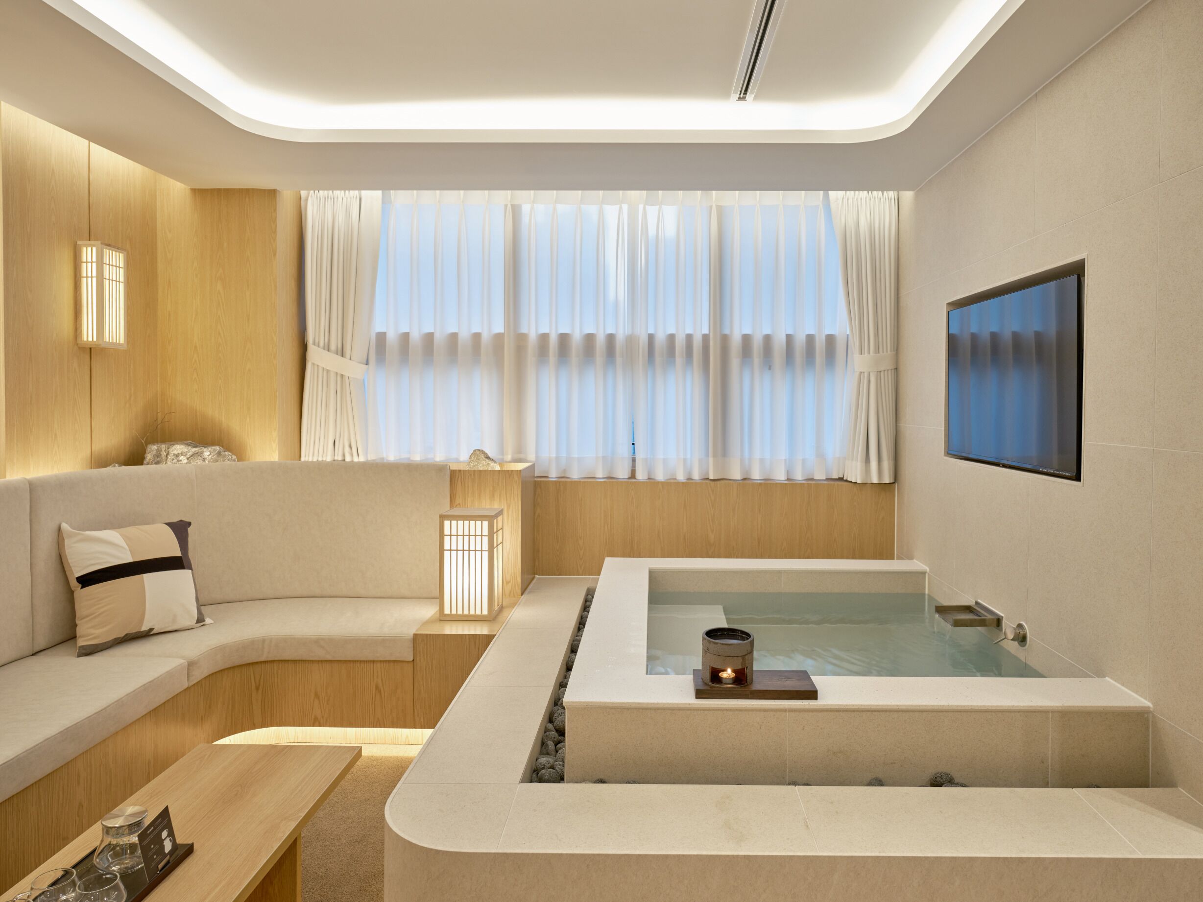 전용 스파 욕조