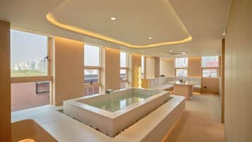 Private spa tub