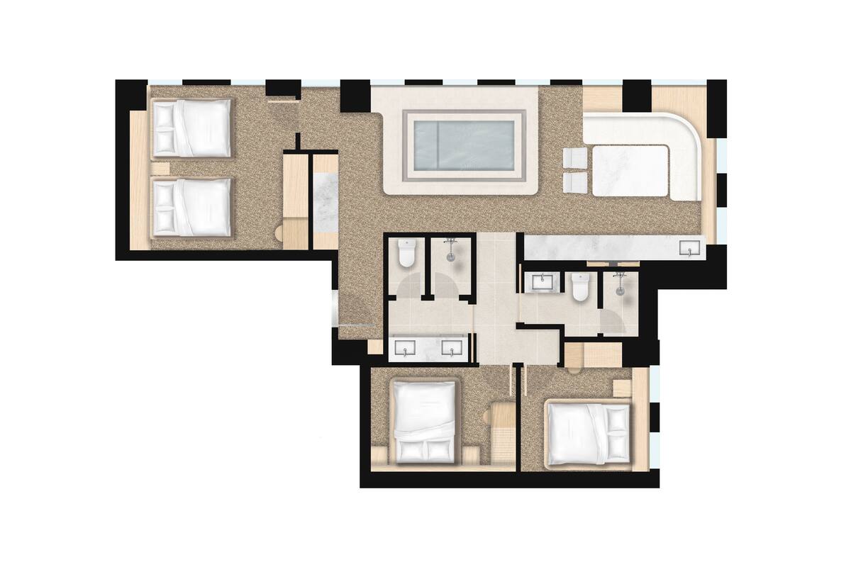 Grand Spa Suite | Grunnmynd
