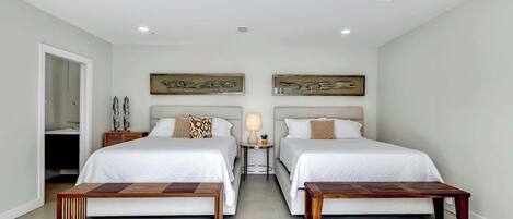 6 habitaciones, tabla de planchar con plancha y wifi