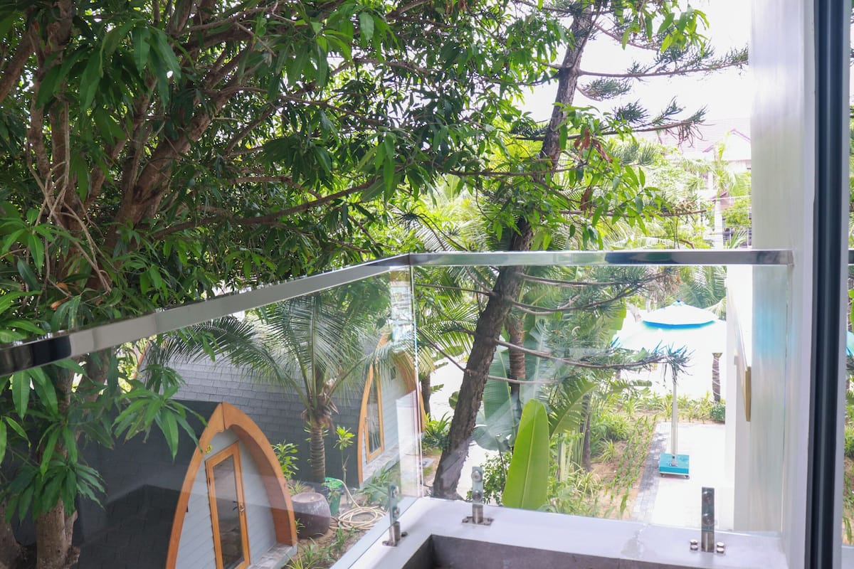 Standard Oda, 1 Büyük (Queen) Boy Yatak, Balkon, Bahçe Manzaralı | Balkon manzarası