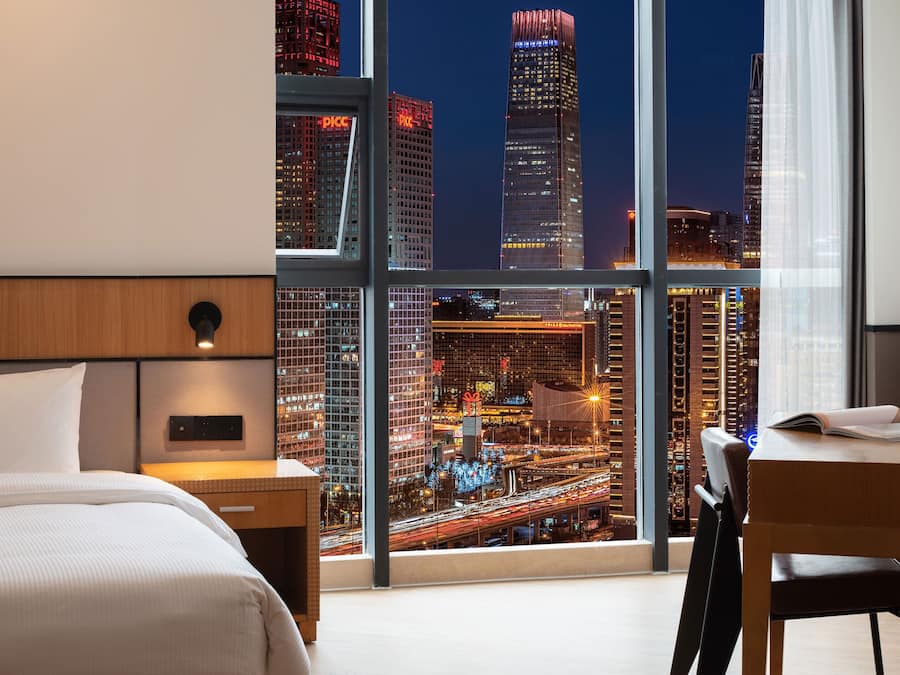 Superior tweepersoonskamer, uitzicht op de stad | Uitzicht vanuit de kamer