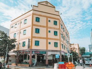 Façade de l’hébergement