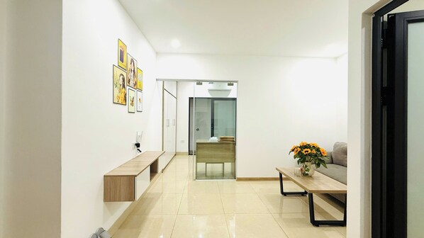 Basic-Apartment | 1 Schlafzimmer, Schreibtisch, kostenloses WLAN