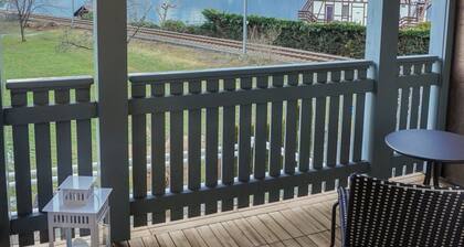 Surfers Studio with pool and beach, near Interlaken and Grindelwald