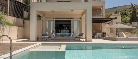 Una piscina climatizada