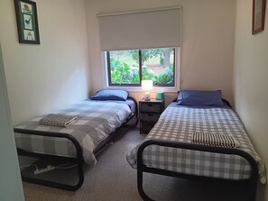 2 slaapkamers, beddengoed
