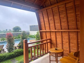 Deluxe Room, Pool View | Terrace/patio - Keshava Villa Bedugul (Baturiti)