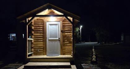 NEW! #4 - Amish Log Camping Cabin Walk to the Water