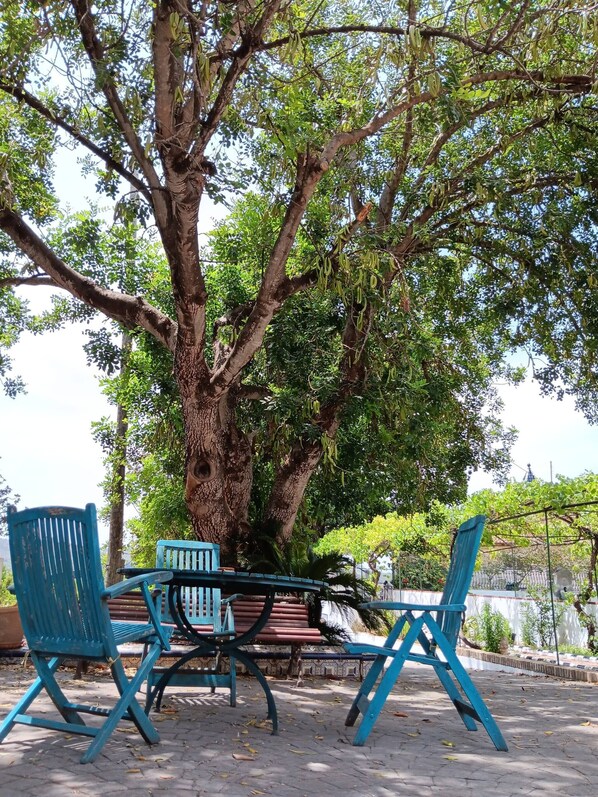 Shared Dormitory, 1 Bedroom, Smoking, Private Pool | Outdoor dining