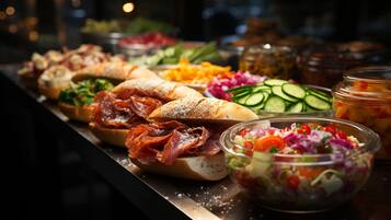 Dagelijks ontbijtbuffet (PLN 75 per persoon)