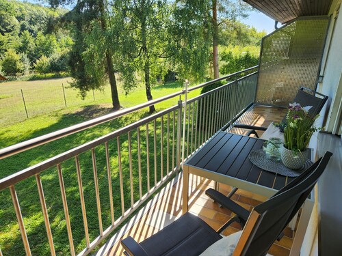 Holiday Apartment 'Bacchus' with Private Balcony, Shared Terrace