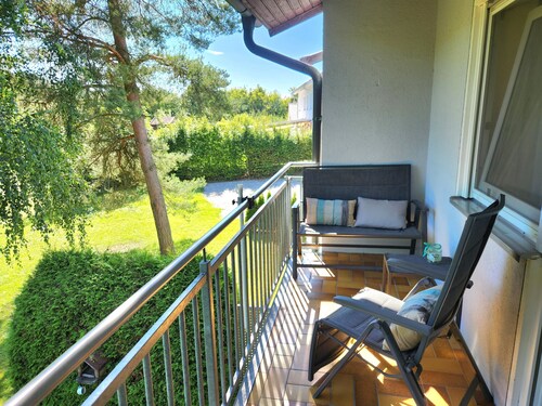 Ferienwohnung 'Silvaner' mit privatem Balkon, Gemeinschaftsterrasse und gemeinschaftlichem Garten
